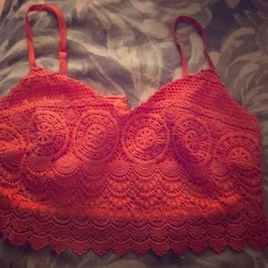 Crochet Bebe crop top
